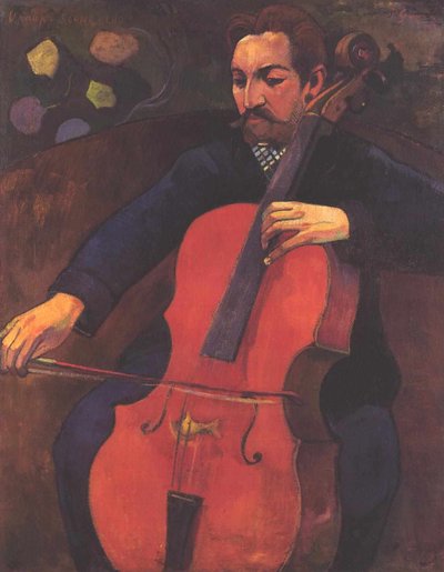 Der Violoncellist von Paul Gauguin